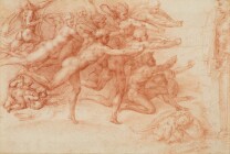 Michelangelo, Archers Shooting at a Herm Michelangelo, Archers Shooting at a Herm
