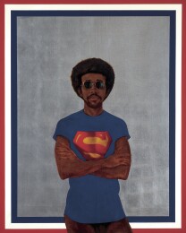 Barkley Hendricks, Icon For My Man Superman (Superman Never Saved Any Black People-Bobby Seale).jpg Barkley Hendricks, Icon For My Man Superman (Superman Never Saved Any Black People-Bobby Seale).jpg