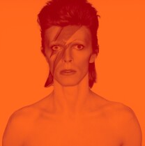 Photograph from the album cover shoot for Aladdin Sane, 1973 Photograph from the album cover shoot for Aladdin Sane, 1973
