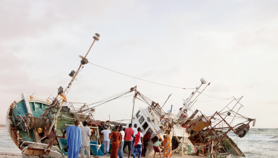 Dawit Petros, Act of Recovery (Part I), Nouakchott, Mauritania from The Stranger’s Notebook, 2016. Image courtesy the artist and Tiwani Contemporary, London.