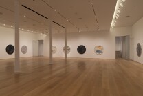 Main Gallery, exhibition view of Guillermo Kuitca: Diarios. Doors lead to the Drawing Room