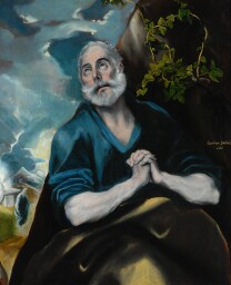 Domenikos Theotokopoulos El Greco, The Tears of St Peter, 1580-89 Domenikos Theotokopoulos El Greco, The Tears of St Peter, 1580-89
© The Bowes Museum