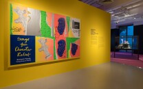 Installation view of Samson Young: Songs for Disaster Relief World Tour Installation view of Samson Young: Songs for Disaster Relief World Tour