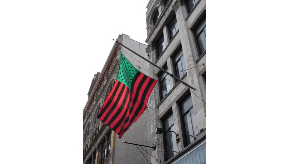 Untitled (African American Flag)
