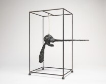 Alberto Giacometti, Nose (Le nez) Alberto Giacometti, Nose (Le nez), 1947 (cast 1949). Bronze, wire, rope, and steel, 81 x 71.4 x 39.4 cm.