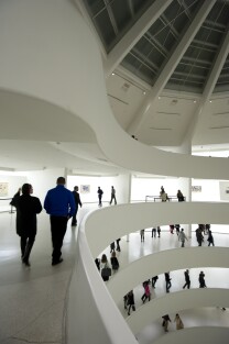 Interior view, Solomon R. Guggenheim Museum