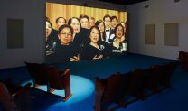 Samson Young, We Are The World As Performed by the Federation of Trade Union Choir, 2017, video, 5:27 mins. Courtesy the artist; Edouard Malingue Gallery, Hong Kong; Galerie Gisela Capitain, Cologne; and Team Gallery, New York. Commissioned by M+, Hong Kong, 2017. Photo: Simon Vogel Samson Young, We Are The World As Performed by the Federation of Trade Union Choir, 2017, video, 5:27 mins. Courtesy the artist; Edouard Malingue Gallery, Hong Kong; Galerie Gisela Capitain, Cologne; and Team Gallery, New York. Commissioned by M+, Hong Kong, 2017. Photo: Simon Vogel