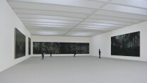 Tate St Ives, model of new gallery