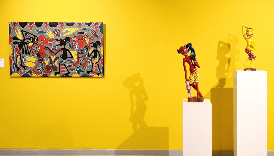 Installation view of E-Mois at Museum of African Contemporary Art Al Maaden