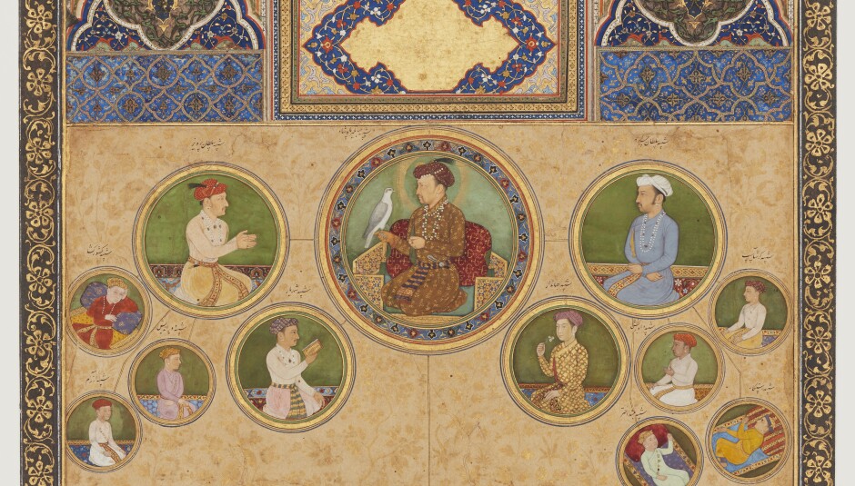 Genealogical Chart of Jahangir, India, Agra 1610-23