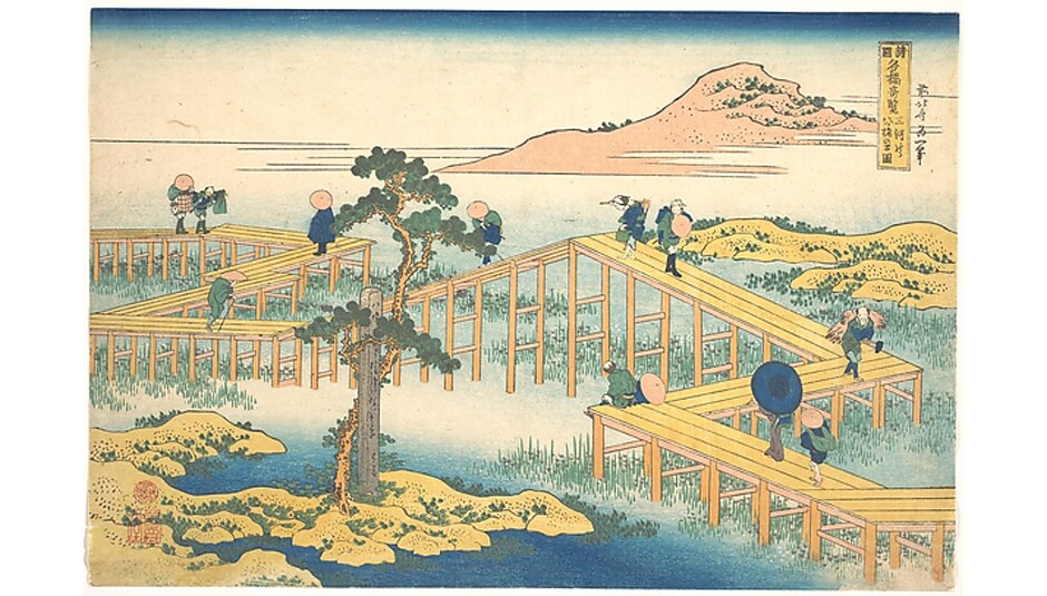 Ancient View of Yatsuhashi in Mikawa Province